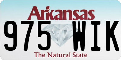 AR license plate 975WIK