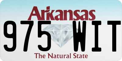 AR license plate 975WIT