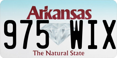 AR license plate 975WIX