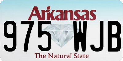 AR license plate 975WJB