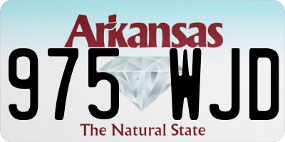 AR license plate 975WJD