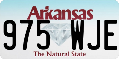 AR license plate 975WJE