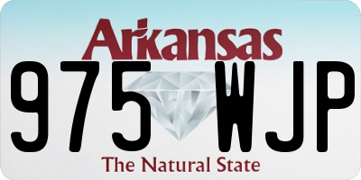 AR license plate 975WJP