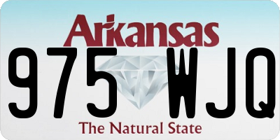 AR license plate 975WJQ