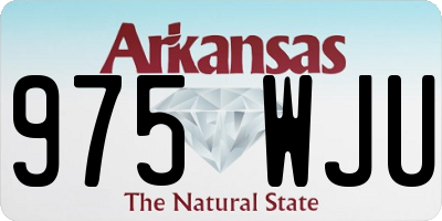 AR license plate 975WJU