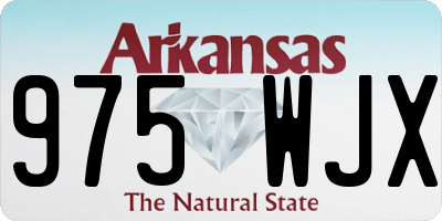 AR license plate 975WJX