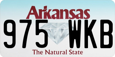 AR license plate 975WKB