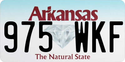 AR license plate 975WKF