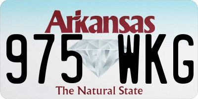 AR license plate 975WKG