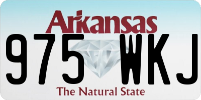 AR license plate 975WKJ