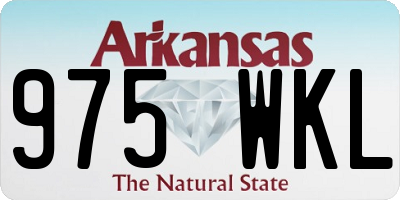 AR license plate 975WKL