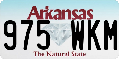 AR license plate 975WKM