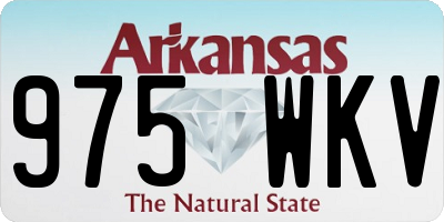 AR license plate 975WKV