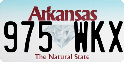 AR license plate 975WKX