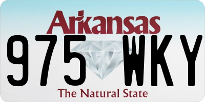 AR license plate 975WKY