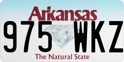 AR license plate 975WKZ