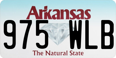 AR license plate 975WLB