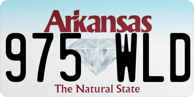 AR license plate 975WLD