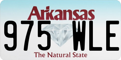 AR license plate 975WLE