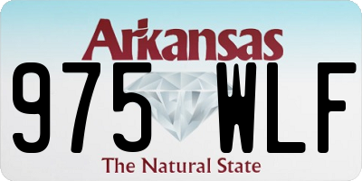 AR license plate 975WLF