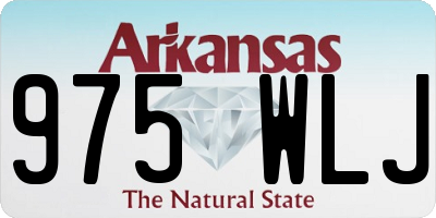 AR license plate 975WLJ