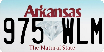 AR license plate 975WLM