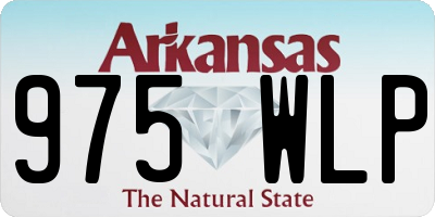 AR license plate 975WLP
