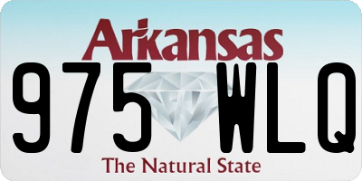AR license plate 975WLQ