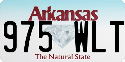 AR license plate 975WLT
