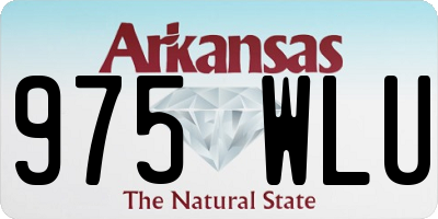 AR license plate 975WLU
