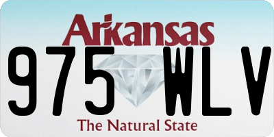 AR license plate 975WLV