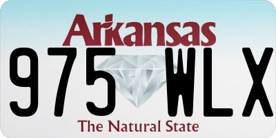 AR license plate 975WLX