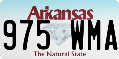AR license plate 975WMA