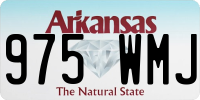 AR license plate 975WMJ