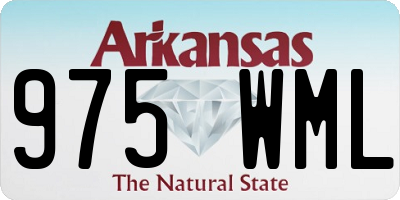 AR license plate 975WML