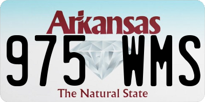 AR license plate 975WMS