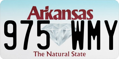 AR license plate 975WMY