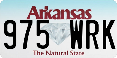 AR license plate 975WRK