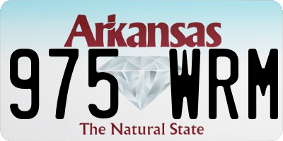 AR license plate 975WRM
