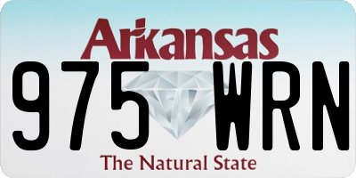 AR license plate 975WRN