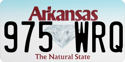 AR license plate 975WRQ