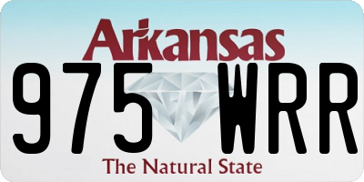 AR license plate 975WRR