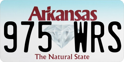AR license plate 975WRS