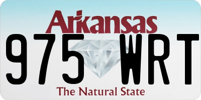AR license plate 975WRT