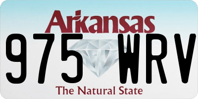 AR license plate 975WRV