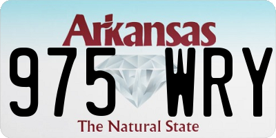 AR license plate 975WRY