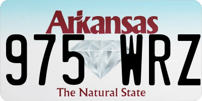AR license plate 975WRZ