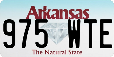 AR license plate 975WTE