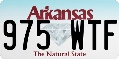 AR license plate 975WTF