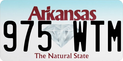 AR license plate 975WTM